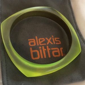 ❤️Alexis Bittar neon soft squared bracelet, EUC!❤️